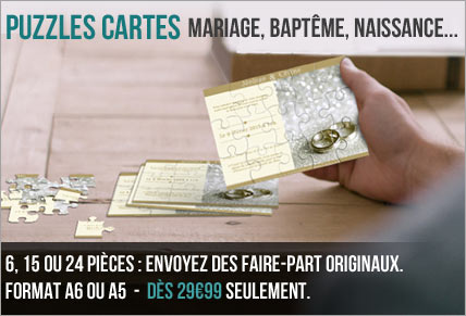 Puzzle personnalisé 6 pieces