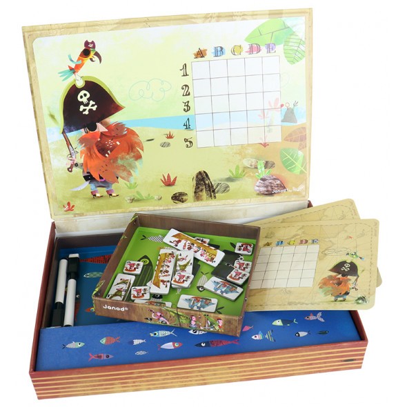 Jeux de société bataille navale pirates janod