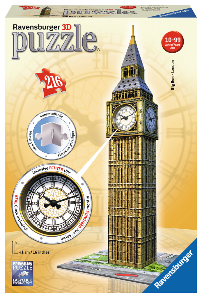 Big ben puzzle 3d