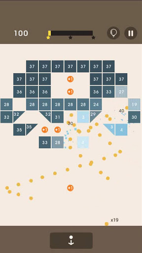 Brick breaker puzzle