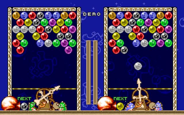 Bubble bobble puzzle