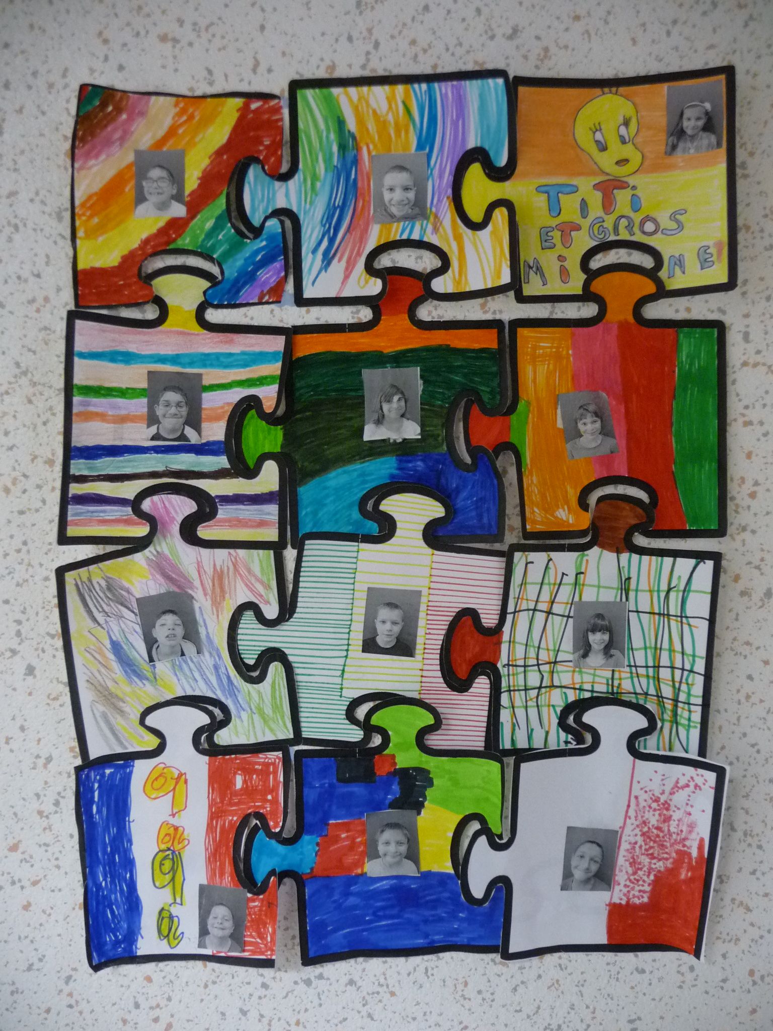Puzzle pour ecole maternelle