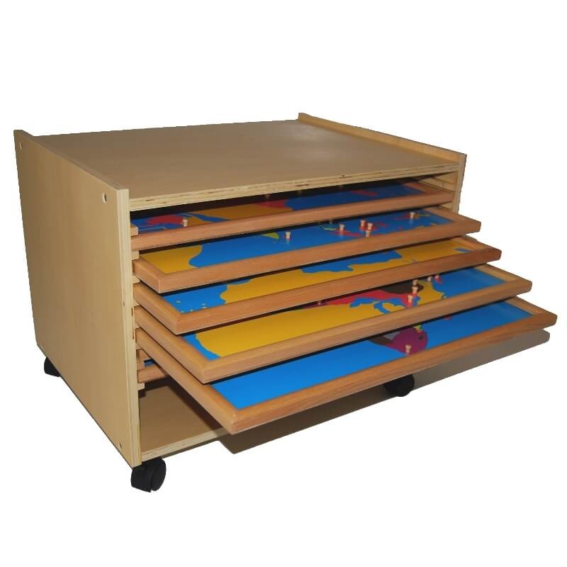 Puzzle geographie montessori