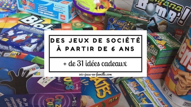 Idée de jeux de société en famille