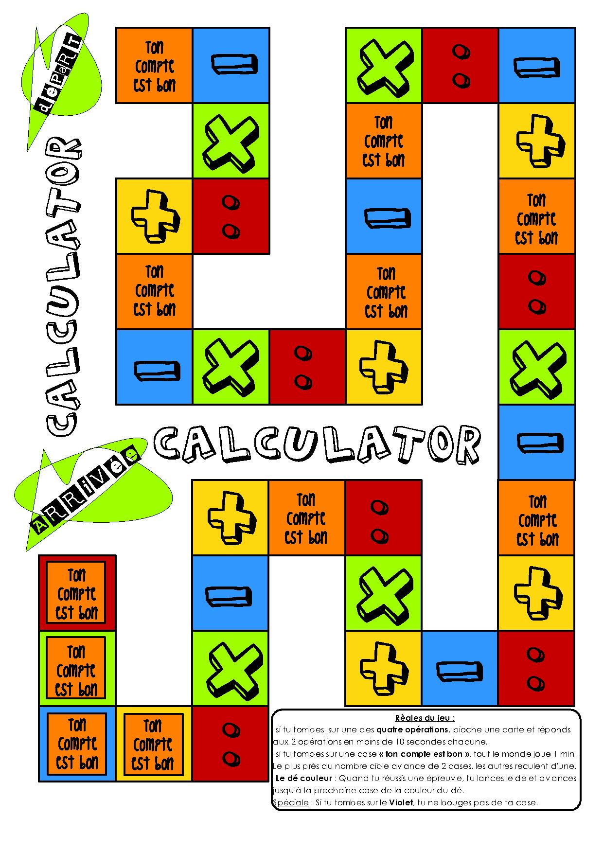 Jeux de société mathématiques cycle 3
