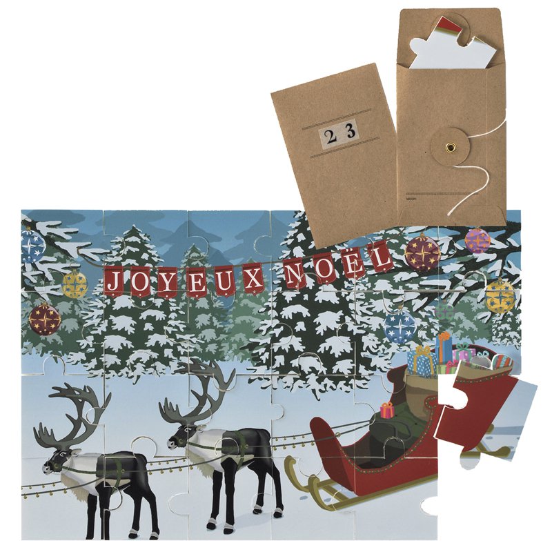 Calendrier avent puzzle