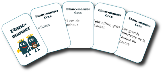 Blanc manger coco jeux de société