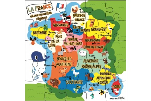 Puzzle la france