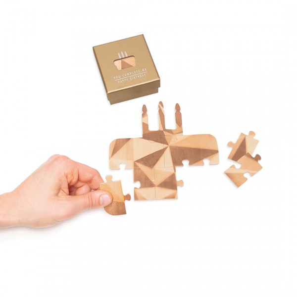 Carte de voeux puzzle