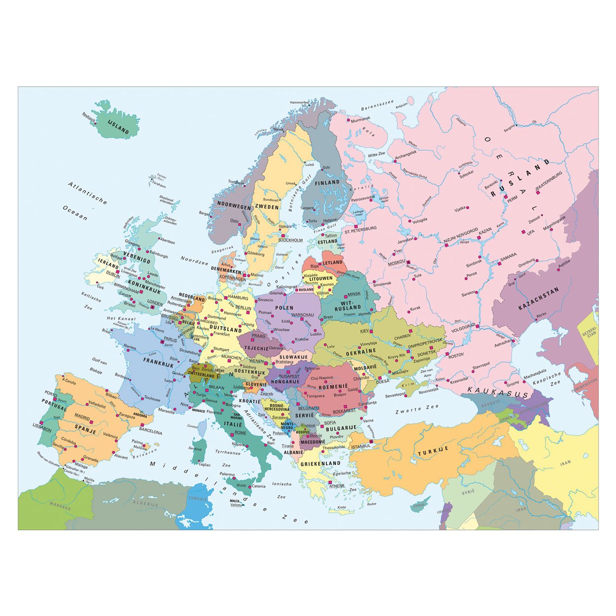 Puzzle carte de l europe