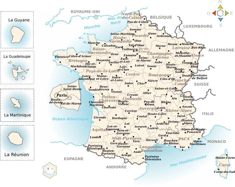 Départements français puzzle