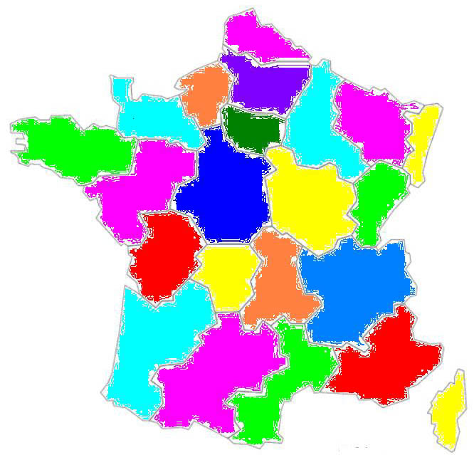 Puzzle départements de france en ligne
