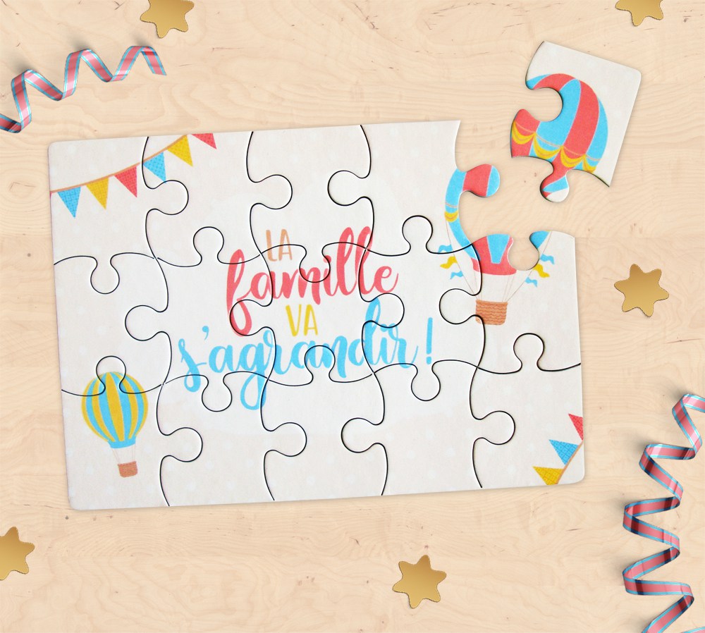 Puzzle annonce grossesse