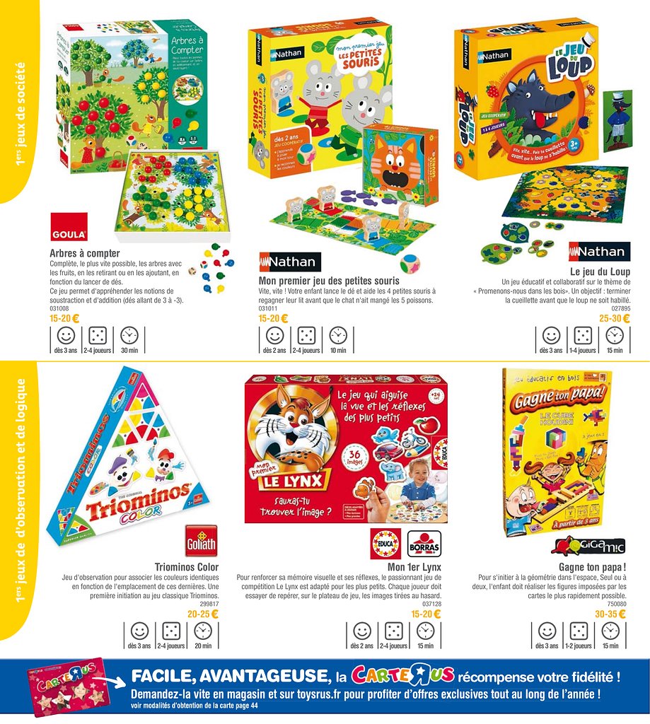 Catalogue de jeux de societe