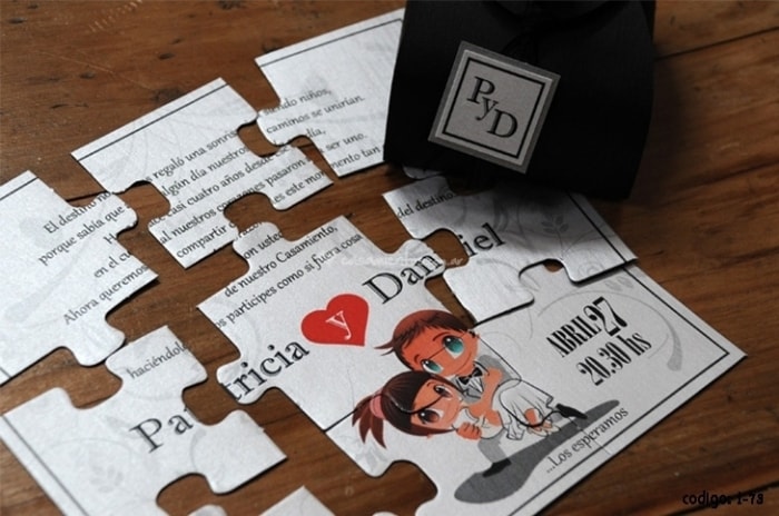 Puzzle faire part