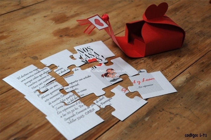 Puzzle photo mariage