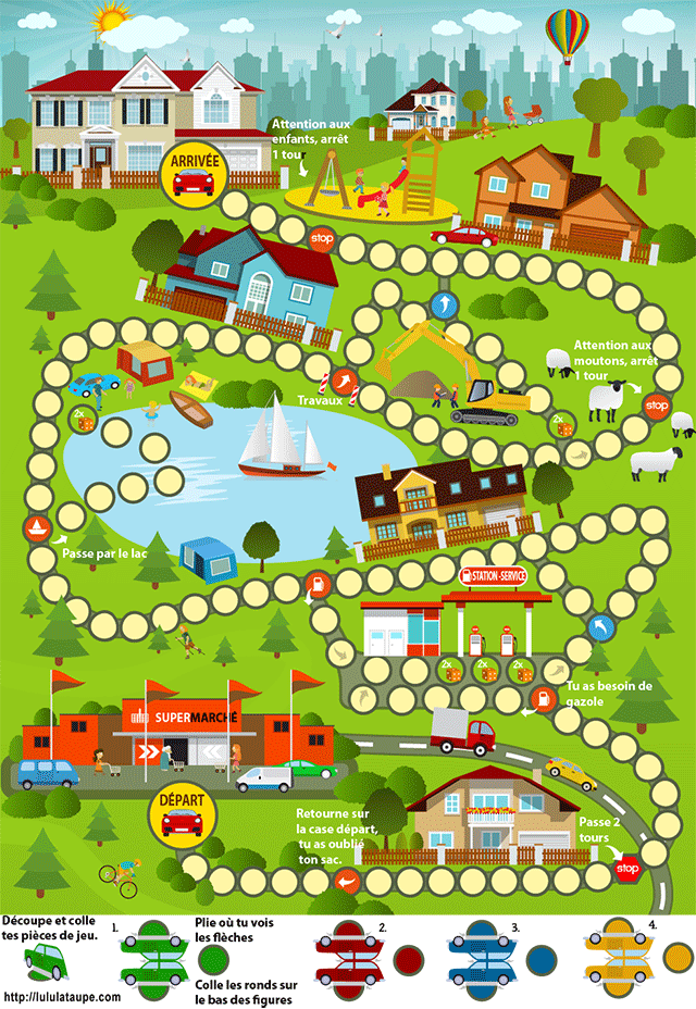 Jeux de société pour la voiture