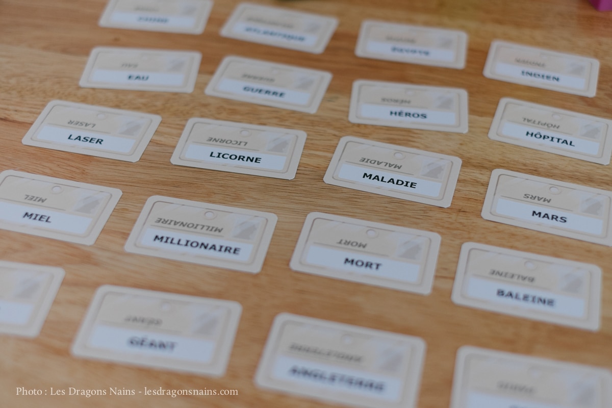 Jeux de société de mots