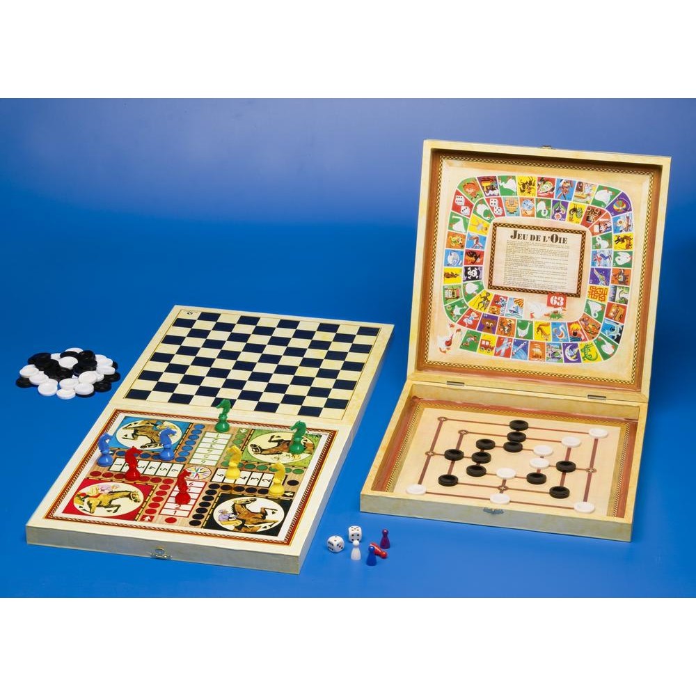 Jeux de société traditionnels bois