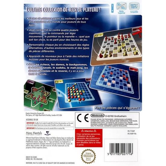 Le coffret de jeux de societe familial (wii)