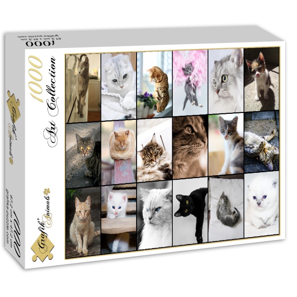 Puzzle 1000 pièces chat