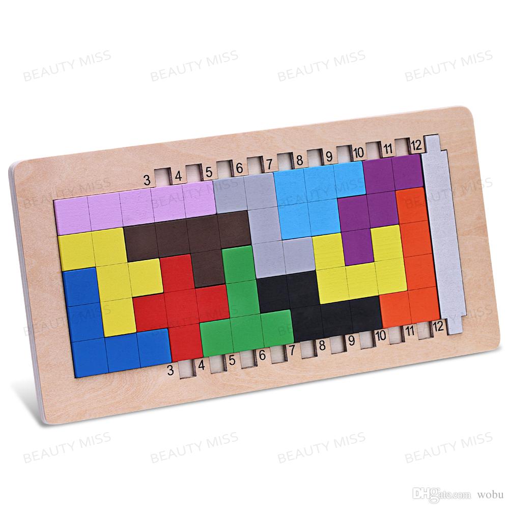 Puzzle tetris bois