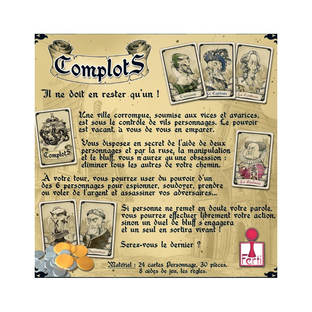 Complots jeux de société
