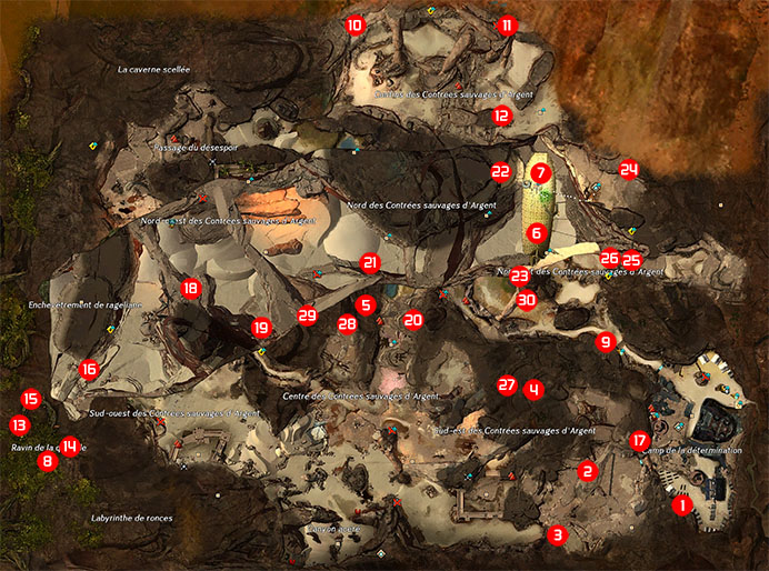 Contrée sauvage d'argent puzzle jump