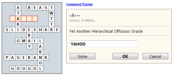 Make your own crossword puzzle