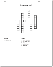 Make a crossword puzzle free printable