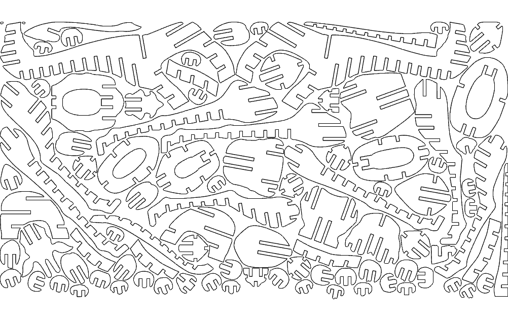 Puzzle dxf