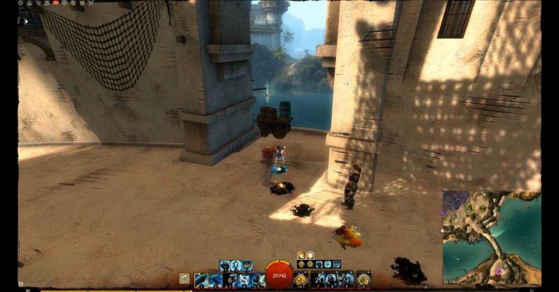 Puzzle jump plateau cramoisi
