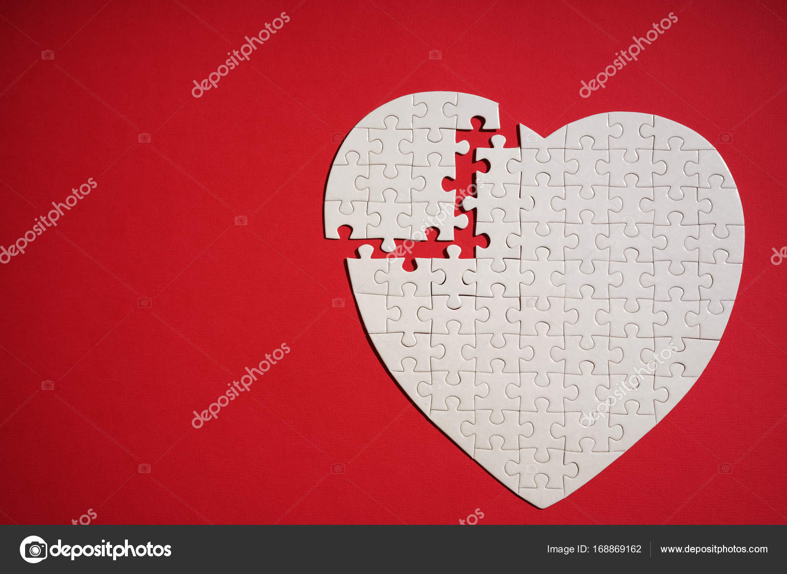 Puzzle en forme de coeur