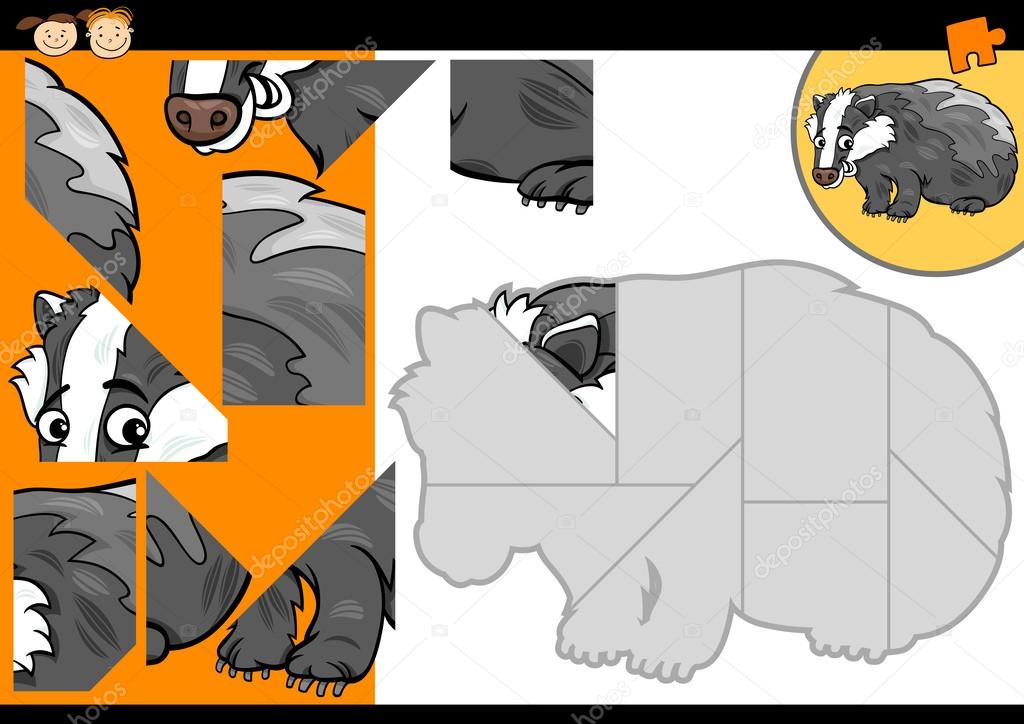 Puzzle dessin animé