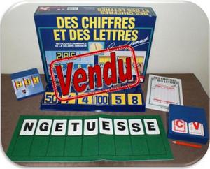 Jeux de société chiffres et des lettres