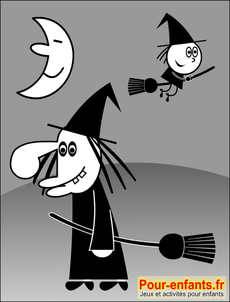 Puzzle sorcière