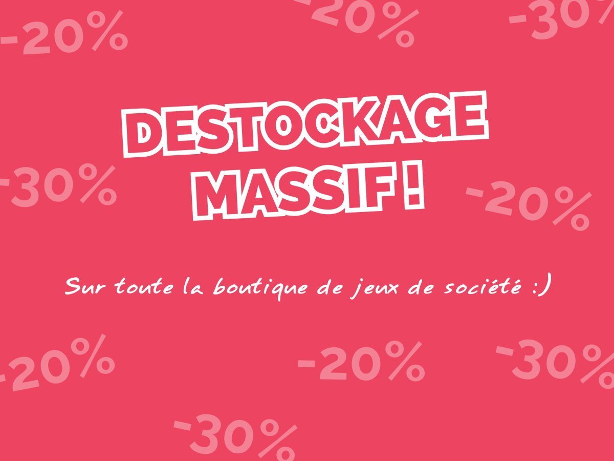 Destockage jeux de societe