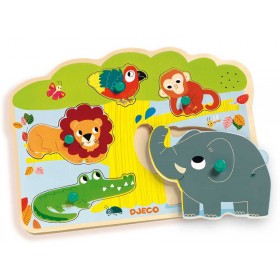 Puzzle ouaf woof djeco