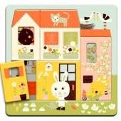 Puzzle 3 petits cochons