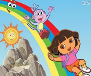 Jeu puzzle dora
