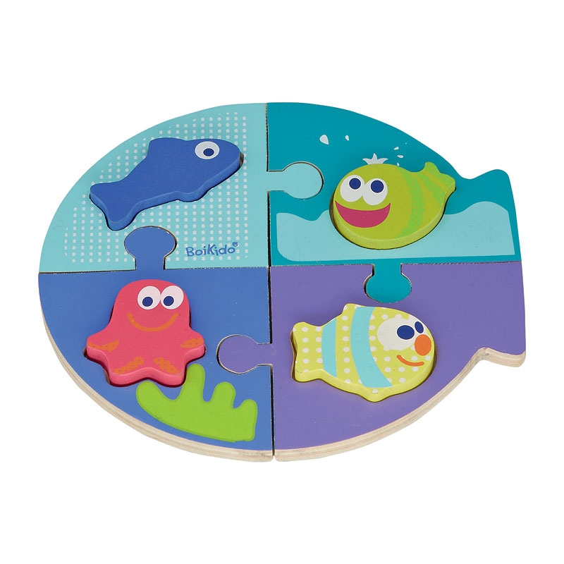 Puzzle animaux en bois