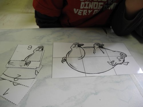 Puzzle cochon maternelle