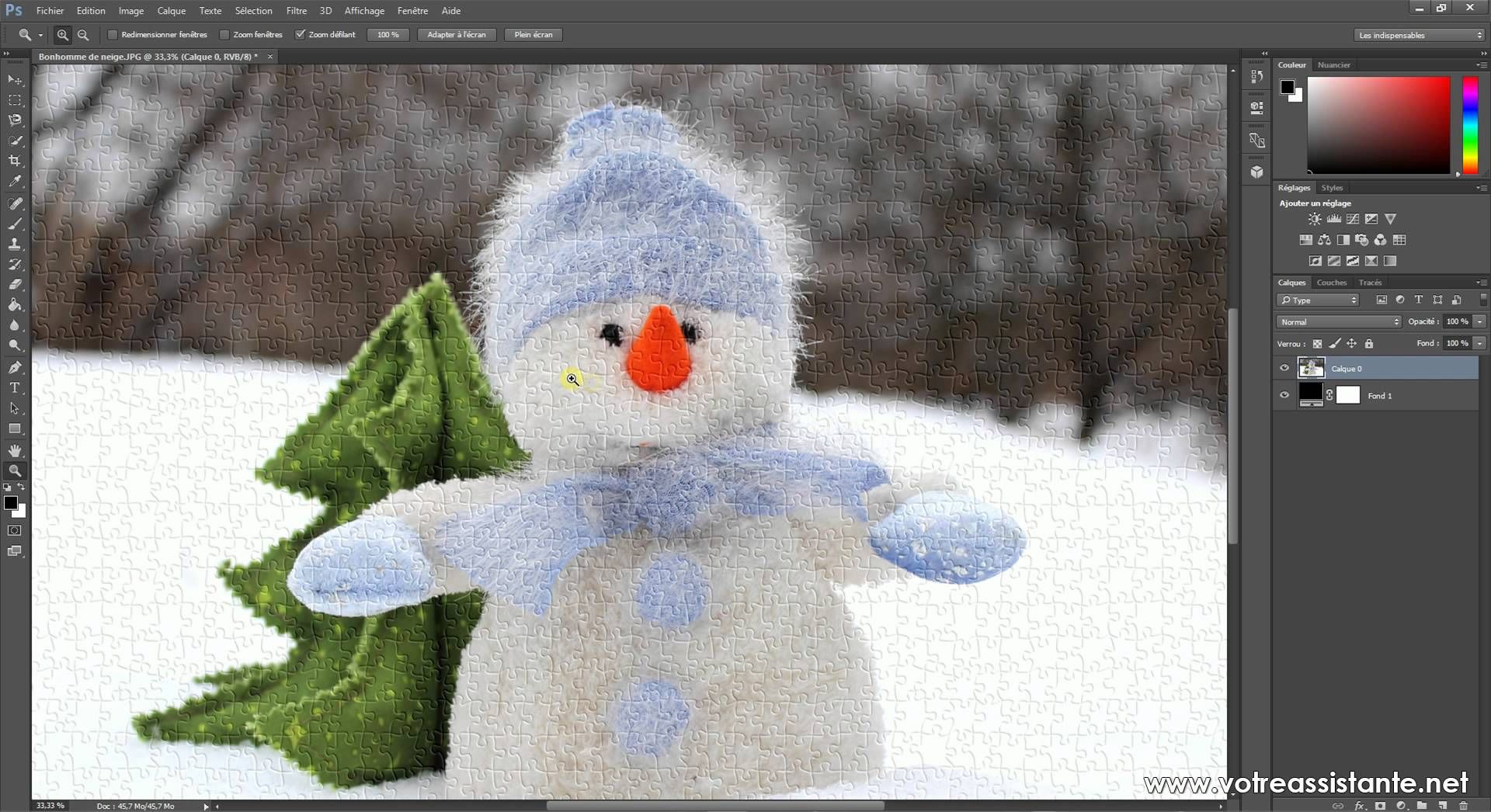 Comment faire un puzzle avec une photo