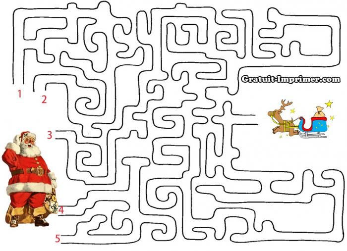 Puzzle noel gratuit