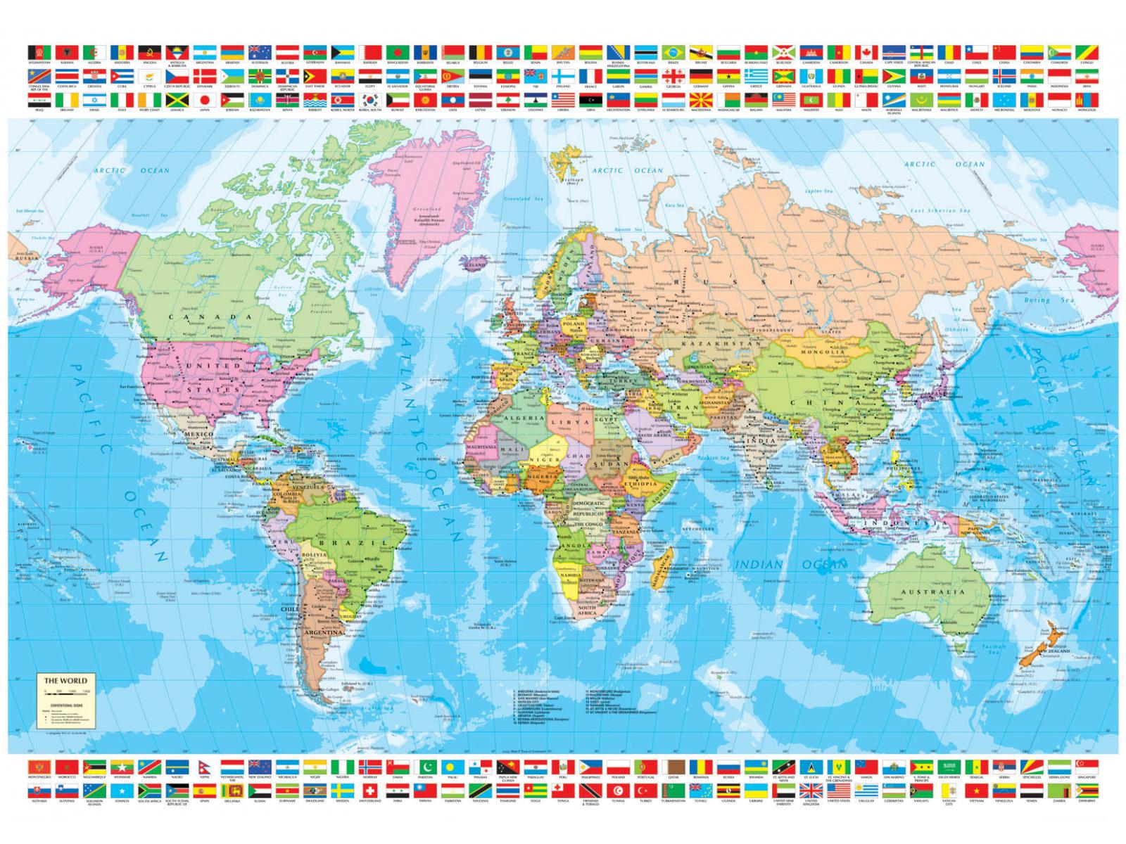 Puzzle carte du monde