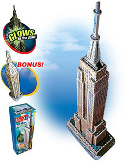 Empire state building 3d puzzle