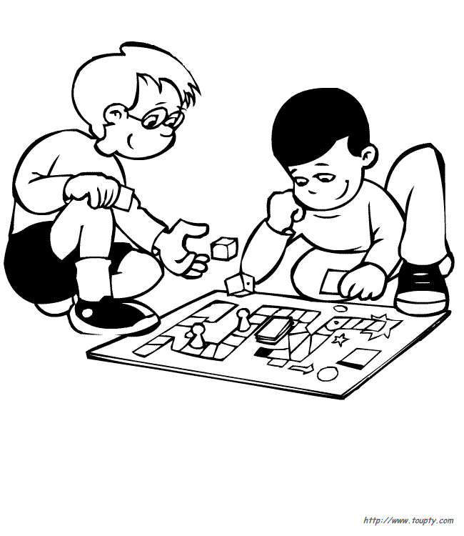 Jeux de societe illustration