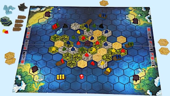 Jeux de societe the island