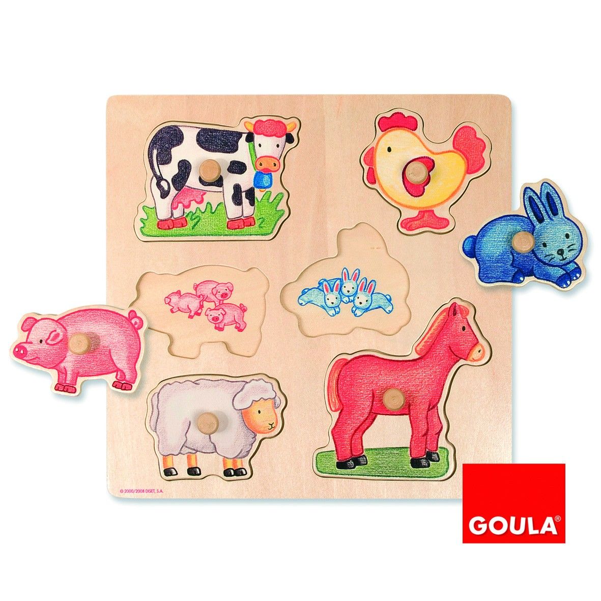 Puzzle goula bois
