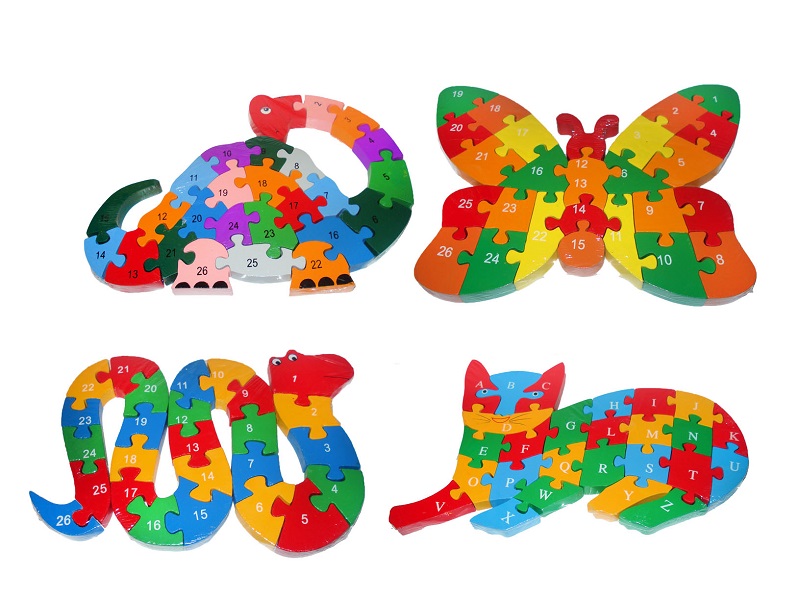 Puzzle drewniane